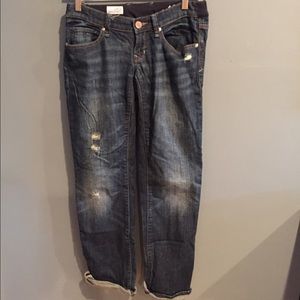 Gap maternity boyfriend jeans