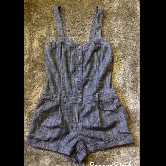 Denim Romper from Forever 21