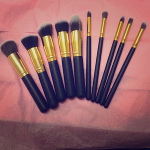 Make up brushes set of 10
