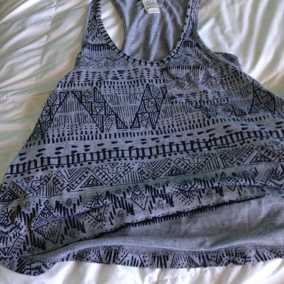 Razor back tribal tank top