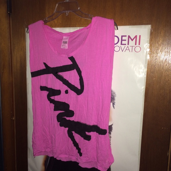 Victoria's Secret pink muscle tank