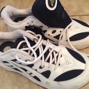 Asics gel athletic shoes.