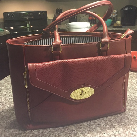 Charming Charlie Maroon Purse