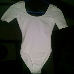 White Bodysuit - American Apparel.
