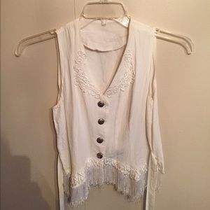 Vintage Fringe Vest