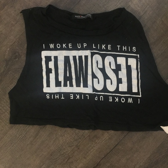 Beyonce Flawless crop top