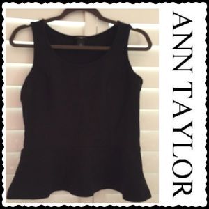 NWOT Ann Taylor peplum tank