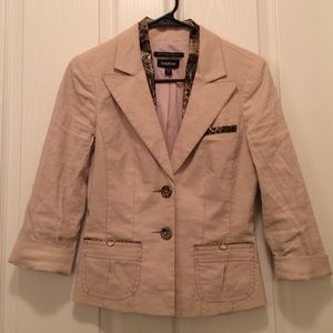 Bebe tan blazer