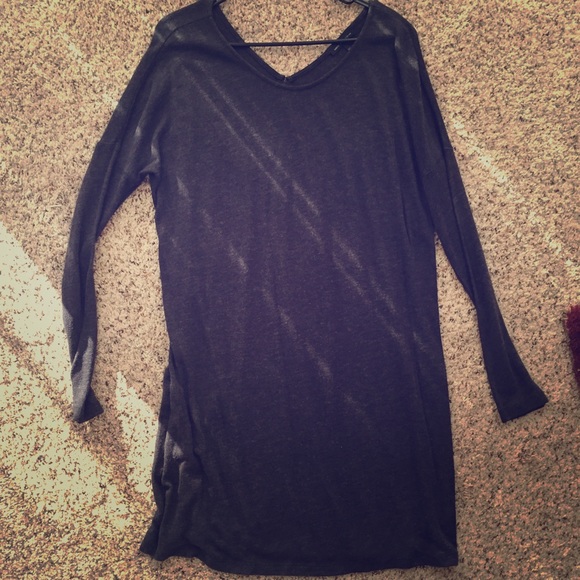 Grey Sweater Dress from Mango