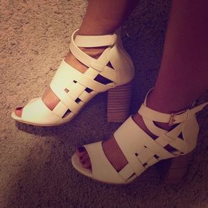White Strappy Sandals