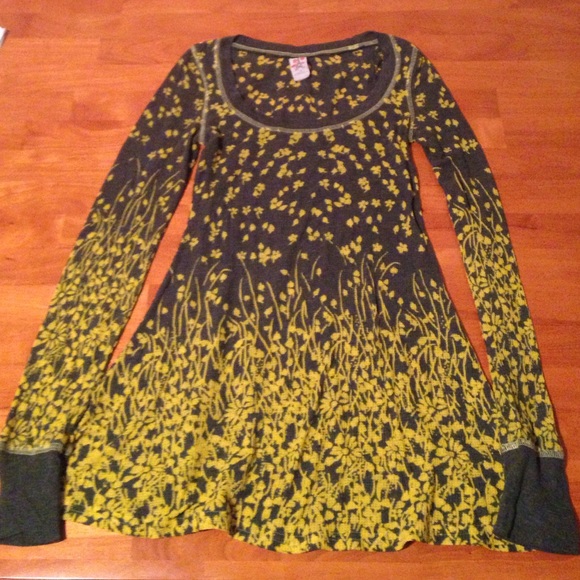 Free people green tunic