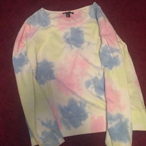 FOREVER 21 TIEDYE SWEATSHIRT