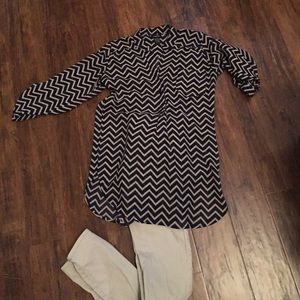 Chevron blouse