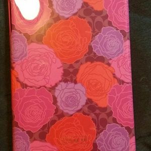 Coach ipad mini floral hard back case pinks purple