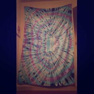 Tie dye tapestry