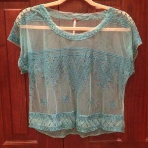 Free People mesh top