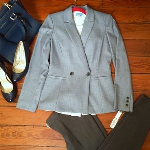 NWT Antonio Melani double breasted blazer blue