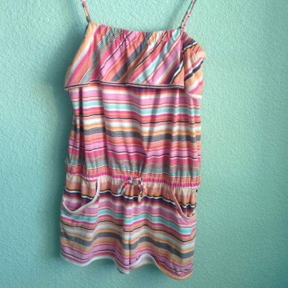 roxy multicolored romper