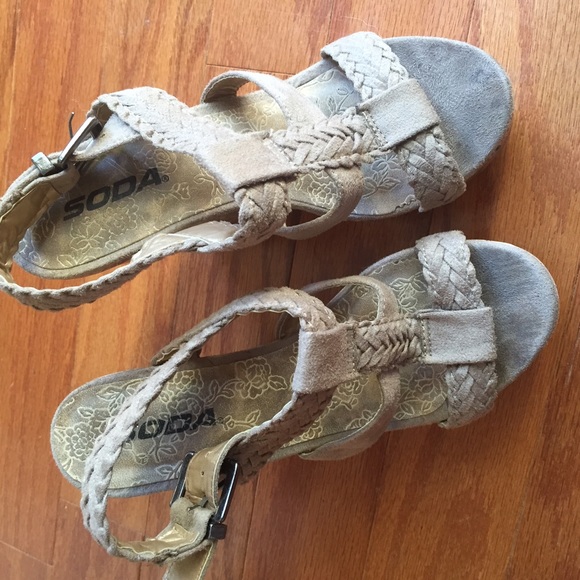 Soda Wedge Sandal