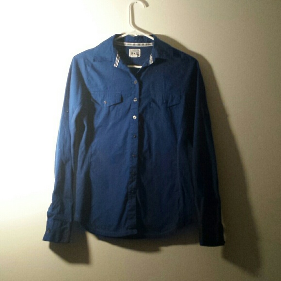 Blue Button-down Collared Shirt
