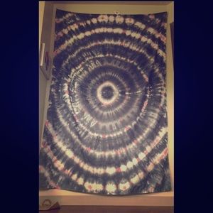Tie dye tapestry