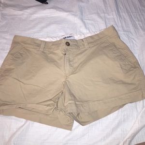 Old navy khaki shorts!
