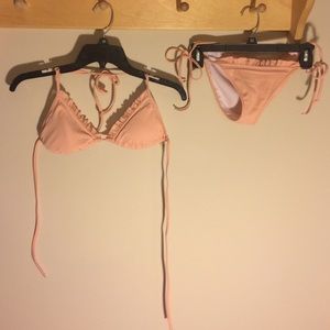 Victoria's Secret Sexy Ruffle Sheer Boarder Bikini
