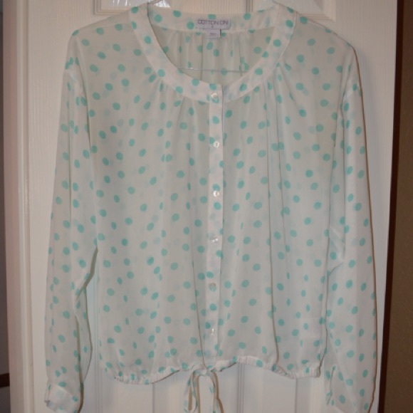 Cotton On polka dot top