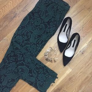 Zara women, Medium, lace ankle pants