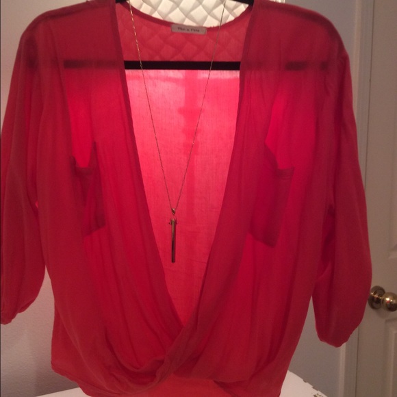 3/4 sleeve blouse