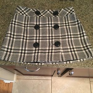 Houndstooth Miniskirt