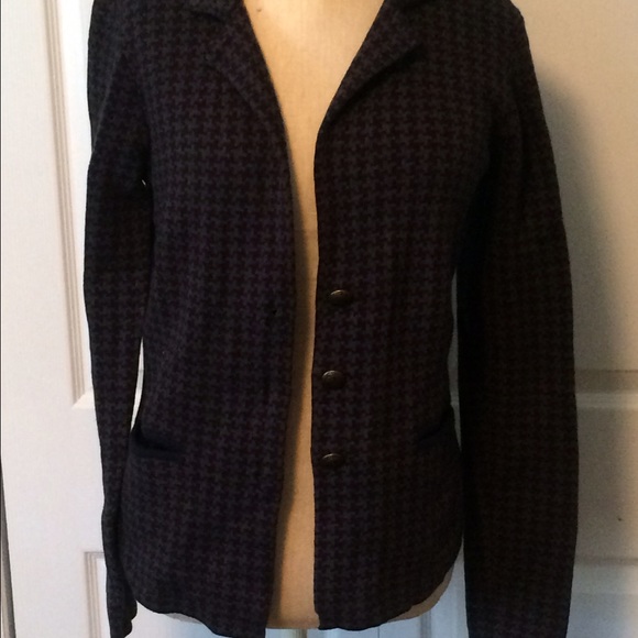 Tommy Hilfigure Navy/Grey Plaid Sweater