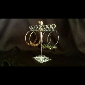 Bundle of beaded earrings