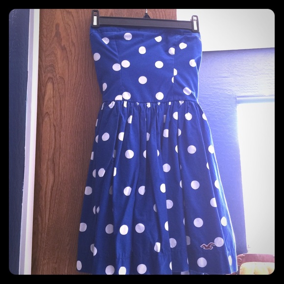 Strapless hollister dress