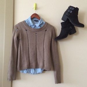 Wet Seal . Brown Sweater