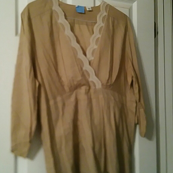 Tan Blouse