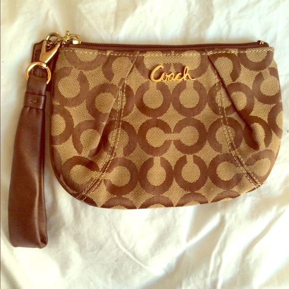Authentic Coach Wristlet