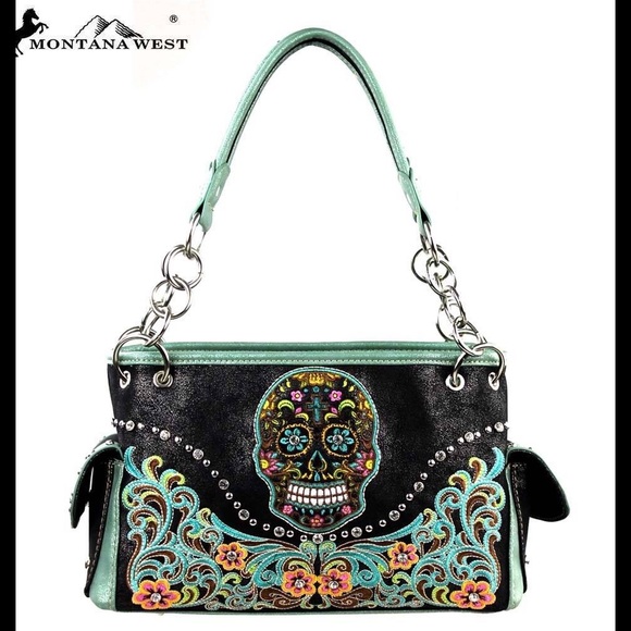 Skull head handbag