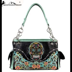 Skull head handbag