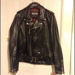 Schott 626 Lightweight Cowhide Motorcycle Jacket