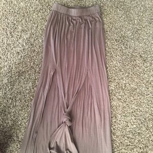 Brown Maxi Skirt