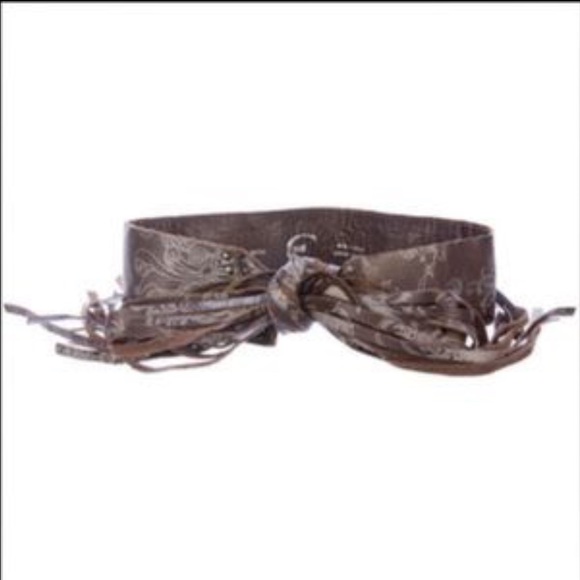 Just Cavalli leather fringe belt - Picture 4 of 4