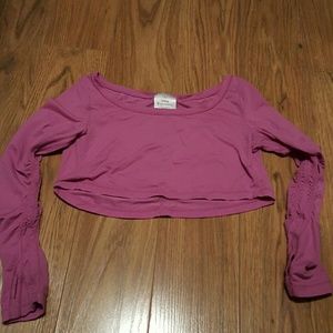 Ivivva cropped sinched top size 6 kids