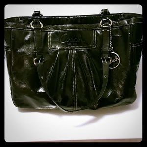 Coach patent leather purse