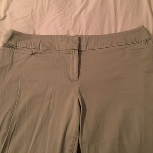 Tan/khaki ankle pant