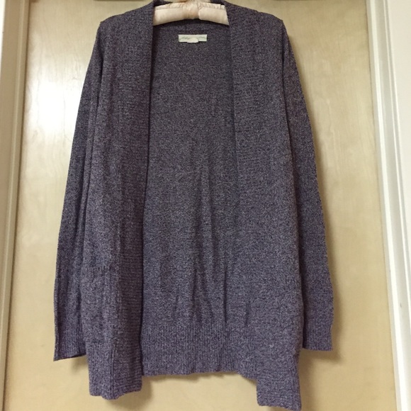 Urban Outfitters purple and white cardigan