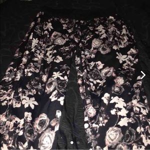 Floral joggers