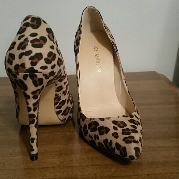 Leopard print heels