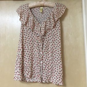 Light flowy floral top