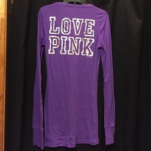 VS PINK purple long sleeve top
